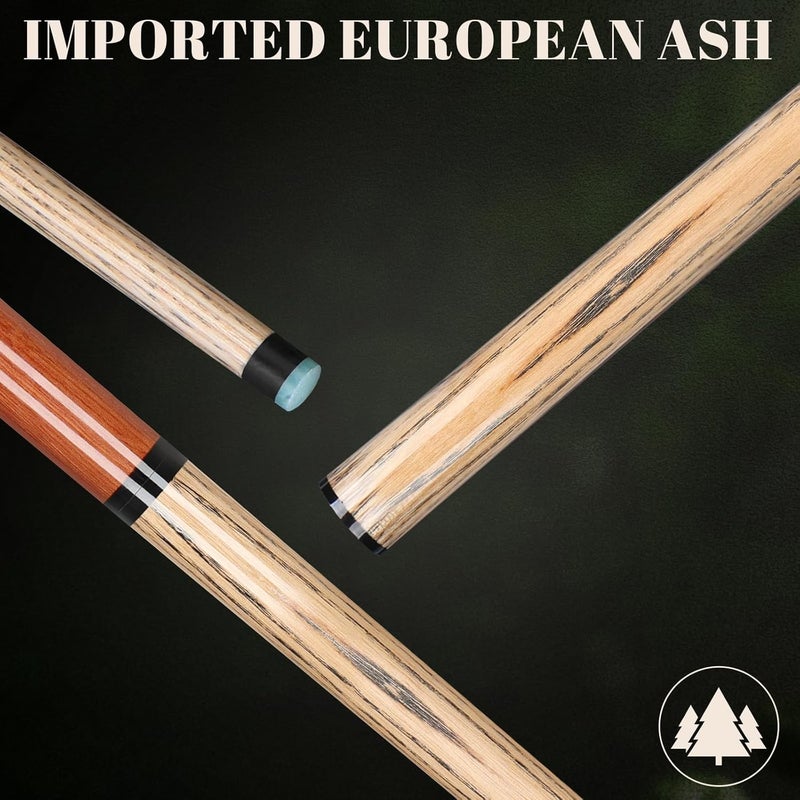 IIQ 21oz 23oz Break Stick Heavy Hitter Breaking Pool Cue Stick Black (21 oz) - Image 2